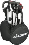 🔰 clicgear 3-wheel push cart wheel cover: protect your wheels in style! логотип