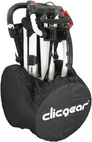 img 1 attached to 🔰 Clicgear 3-Wheel Push Cart Wheel Cover: Protect Your Wheels in Style!