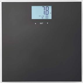 img 3 attached to 🔢 Amazon Basics BMI Body Weight Scale - Auto On/Off, Black