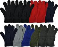 🧤 stretchy wholesale assorted winter gloves: embrace winter comfort with style logo