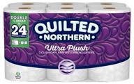 пушистый двойной туалетный бумажный полотенец quilted northern plush® логотип