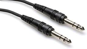 img 2 attached to 🔌 Hosa CSS-103 1/4" TRS to 1/4" TRS Balanced Interconnect Cable, 3 Feet - High-Quality Audio Connection Cable for Professional Use