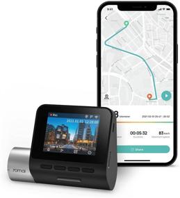 img 4 attached to 70mai Dash Cam Pro Plus+ A500S: Advanced 1944P Ultra Full HD WiFi GPS Smart Dash Camera for Cars - ADAS, Sony IMX335, 2'' IPS LCD, 140° FOV, WDR, Night Vision