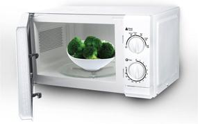 img 3 attached to 🔥 Impressive Impecca CM0674 700-Watt Countertop Microwave Oven: Powerful, Compact & Elegant in White