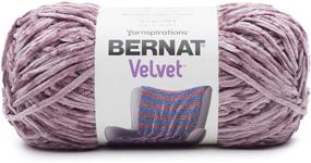 img 4 attached to Discover the Luxurious Bernat Velvet Yarn in Enchanting Shadow Purple 2