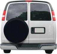 protect your rv spare tire with classic accessories over drive universal fit tire cover, sizes 26-28 inches, in black logo