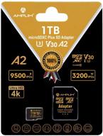 📷 amplim 1tb micro sd карта 2021: быстрая память a2 uhs-i для nintendo switch, gopro, телефона, камеры и многое другое! логотип