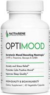 🌞 optimood: serotonin mood boost, natural antidepressant, anxiety relief, mood enhancer with 5htp, ashwagandha, l-theanine, saffron & turmeric - unleash your best mood! logo