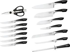 img 2 attached to Top Chef by Master Cutlery 🔪 15-Piece Knife Set: A Culinary Master's Essential Tool