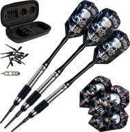 🎯 viper desperado death mark soft tip darts: 18g tungsten with travel case for storage logo