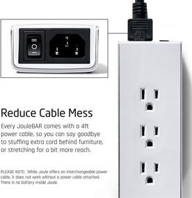 img 2 attached to Joule Surge Protector Power Strip With 3 Outlets And 2 USB Ports – Portable For Travel