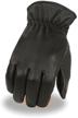 leather thermal lined gloves cinch logo