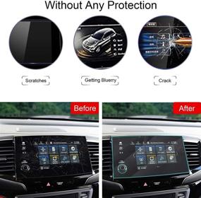 img 3 attached to 📺 TTCR-II Navigation Display Screen Protector - Honda Pilot 2019-2021, 8-Inch Console Touchscreen Protector, Tempered Glass Film with Precise Cut - Enhanced SEO