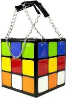 👜 aqing colorful magic cube handbag: fashionable tote purses for women and girls logo