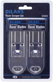 img 3 attached to 🔪 DILAKS 2-Pack Razor Scraper: Heavy Duty Metal Blade Scraper with Extra 20-Piece Blades for Efficient Cleaning