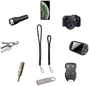 img 1 attached to 📸 Универсальные 4PCS Ремешки на руку с регулируемой длиной для GoPro, камеры, мобильного телефона - черные