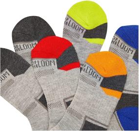 img 1 attached to 🧦 Fruit of the Loom Boys Everyday Active Crew Socks - 6 Pack Multipack