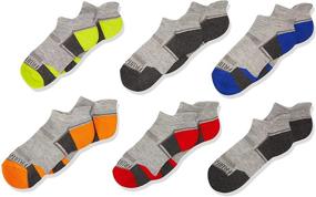img 3 attached to 🧦 Fruit of the Loom Boys Everyday Active Crew Socks - 6 Pack Multipack