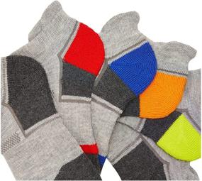 img 2 attached to 🧦 Fruit of the Loom Boys Everyday Active Crew Socks - 6 Pack Multipack