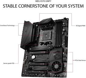 img 3 attached to MSI MEG AMD X570 Unify AM4 ATX DDR4 материнская плата: раскрой потенциал следующего поколения