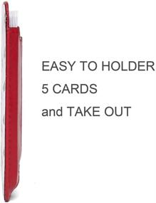 img 2 attached to Cell Phone Card Hoder Pocket Wallet Stick On Cell Phone Credit Up To 5 Cards For Back Of IPhone Cell Phones & Accessories