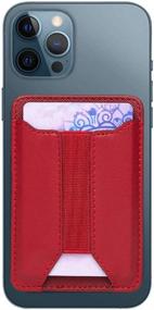 img 3 attached to Cell Phone Card Hoder Pocket Wallet Stick On Cell Phone Credit Up To 5 Cards For Back Of IPhone Cell Phones & Accessories