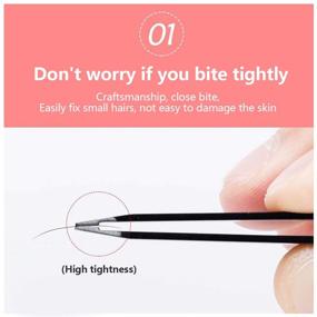 img 1 attached to Precision Professional Stainless EyebrowTweezers Special Blackhead