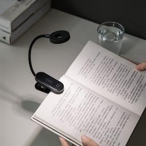 img 1 attached to 📚 Rechargeable Book Light for Bedtime Reading: Nioe LED Reading Light with Stepless Brightness & 3 Color Temperature - Perfect Clip-On Lamp for Bookworms, Kids, Students