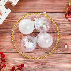 img 2 attached to Christmas Ornaments Shatterproof Plastic Decorations Seasonal Decor
