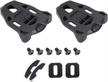 pair plastic grip cleat cycling logo