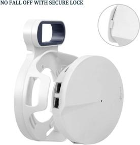 img 2 attached to STANSTAR Wall Mount: Space Saving Holder for TP-Link Deco M5 Whole Home Mesh WiFi System