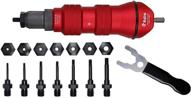 🔧 astro rivet nut drill adapter kit adn14 for pneumatic tools logo
