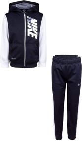 img 2 attached to Nike Therma Zip Up Two Piece Heather Boys' Clothing in Clothing Sets