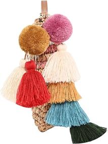 img 1 attached to Janine Colored Clutch Wristlet Tassels