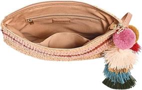 img 2 attached to Janine Colored Clutch Wristlet Tassels