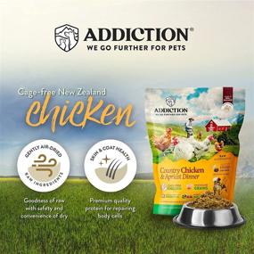 img 1 attached to 🐶 Premium Grain-Free Dehydrated Dog Food: Addiction Country Chicken & Apricot, 2 Lb.