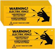 pieces electric warning plastic caution logo