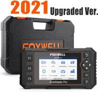 🔧 foxwell nt624 elite obd2 scanner: all systems diagnostic tool with epb reset & oil light reset - professional automotive code reader for check engine, chassis, body, suspension, hvac & headlamp: suitable for all cars logo