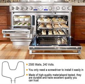 img 1 attached to 🔥 Premium Replacement Bake Heating Element for GE Hotpoint RCA Ovens by AMI PARTS WB44K10005