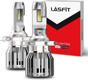 img 4 attached to 💡 LASFIT H4 9003 LED Bulbs: Super Bright 6000K Cool White Conversion Kit - Plug and Play