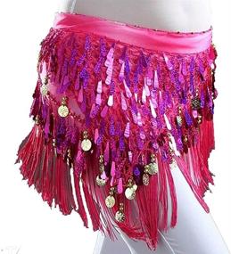 img 3 attached to 💃 Vibrant Triangle Purple Women's Accessories for a Dance-filled Style