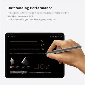 img 3 attached to Penoval Stylus Pen: Ultimate Precision for iPad Pro 11/12.9, iPad Air 4 & More (2018-2021)