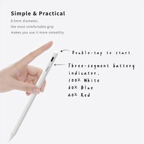 img 2 attached to Penoval Stylus Pen: Ultimate Precision for iPad Pro 11/12.9, iPad Air 4 & More (2018-2021)