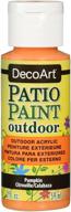 decoart 2-ounce pumpkin patio paint: high-quality acrylic paint for outdoor spaces logo