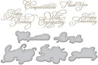 💌 elevate your greeting cards with spellbinders elegant occasion sentiments by becca feeken glimmer hot foil plate logo