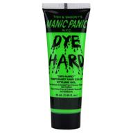 электрическая зеленая гель-краска для волос "electric lizard green hair color gel by manic panic логотип