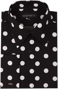 img 3 attached to 👔 Georges Polka Dot Shirt in Size 17 17 34 35