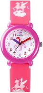cakcity kids watch: cute cartoon waterproof silicone wrist watch for children 3-10 years - analog watches for boys and girls logo