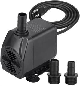 img 4 attached to 🐠 KEDSUM 880GPH Submersible Pump: Ultra Quiet, High Lift Water Pump for Fish Tank, Pond, Aquarium, Statuary & Hydroponics