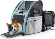 🐾 versatile pet carrier backpack for dogs and cats: soft-sided, breathable, collapsible, ideal for travel, hiking, walking & outdoor adventures logo